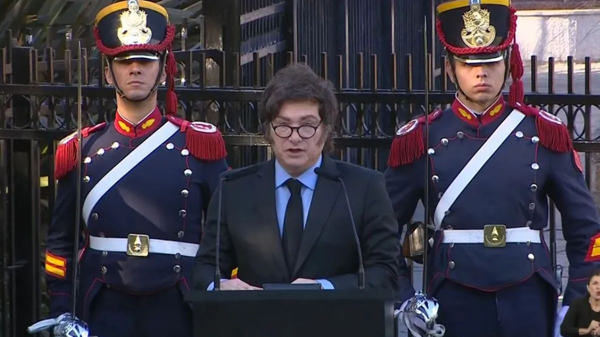 Milei habló de Malvinas y el esfuerzo por recuperar la soberanía. (foto: Presidencia)