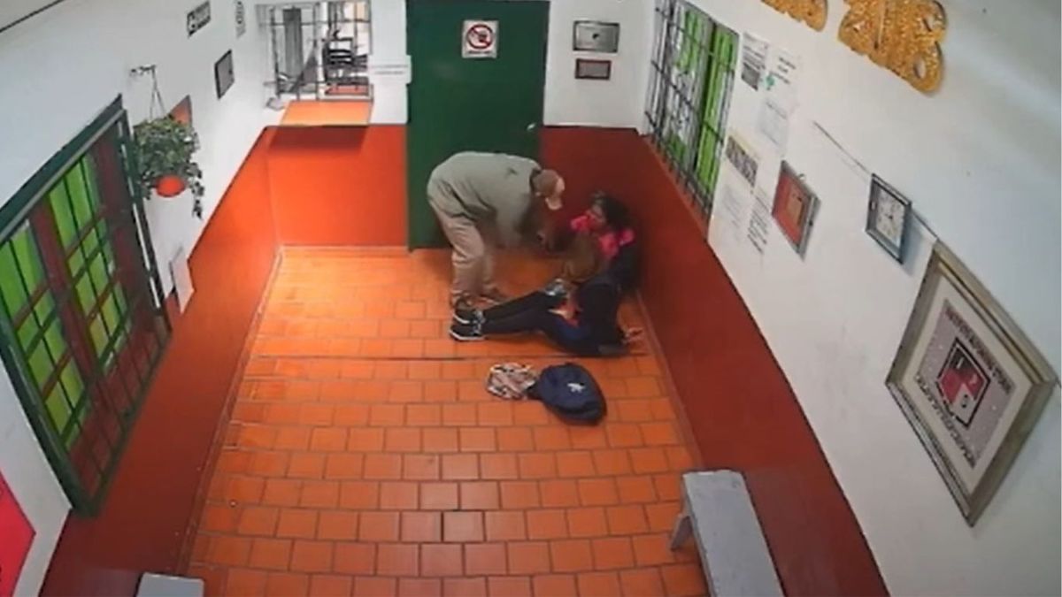 Simularon ser padres y robaron un colegio privado en Moreno. (Foto: captura de video)