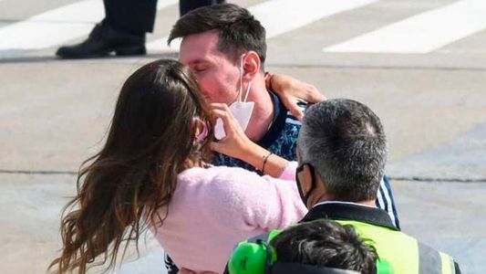 Lionel Messi se mostró entrenando con Antonela Roccuzzo