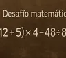 Desafío matemático: casi nadie lo resuelve antes de los 10 segundos