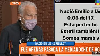 La emoción de Alberto Cormillot tras el nacimiento de Emilio: No es habitual tener un hijo a mi edad