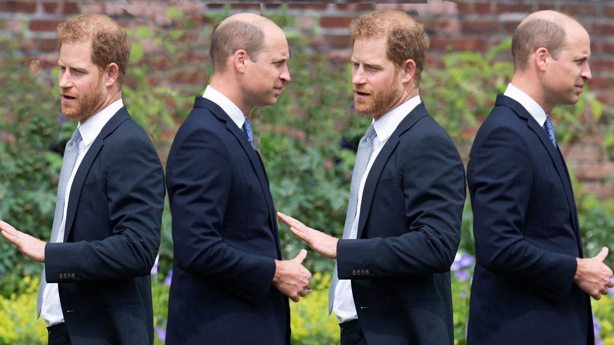 Los hermanos William y Harry. Distanciados