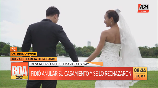 El descargo de la jueza que no anuló el matrimonio de una mujer que dijo que su esposo era gay