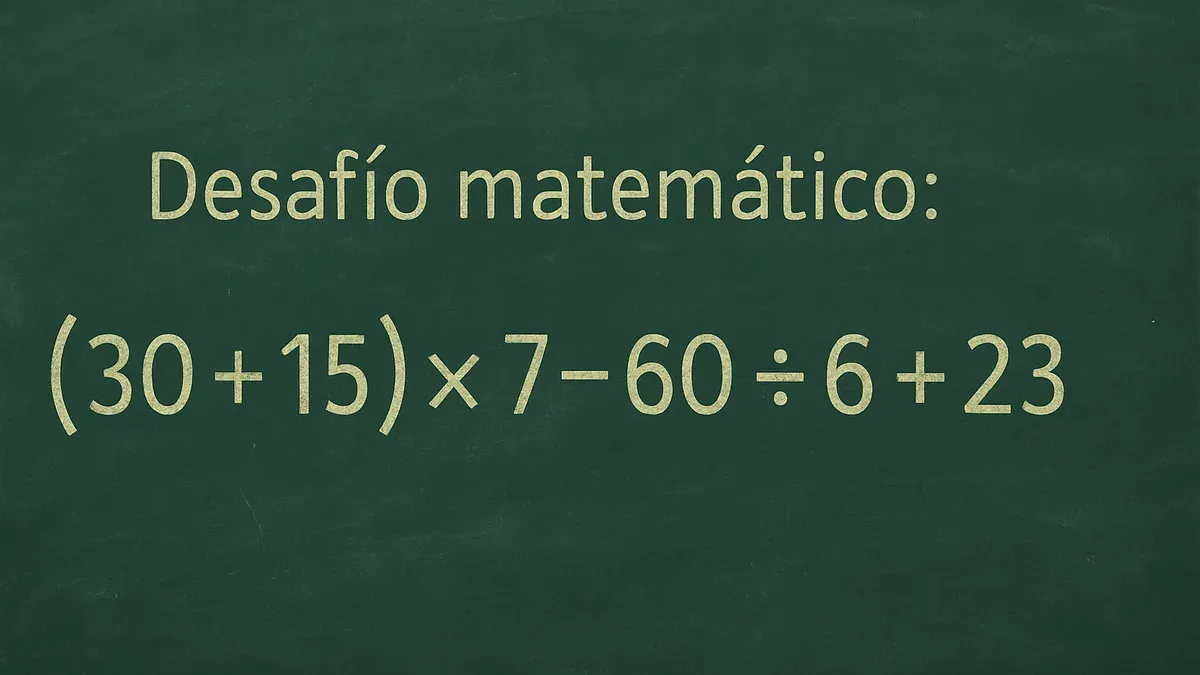 La regla esencial para resolver este desafío matemático es conocido como PEMDAS (por sus siglas en inglés) o jerarquía de operaciones.
