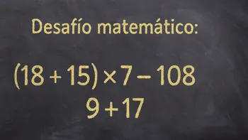 Desafío matemático: la cuenta es fácil, pero muchos cometen un error frecuente