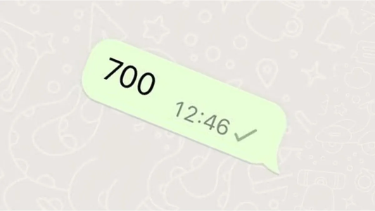 Qué significa recibir el número 700 en WhatsaApp y por qué es importante saberlo