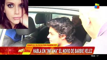 La increíble reacción de Lucas Rodríguez cuando le preguntaron si sale con Barbie Vélez
