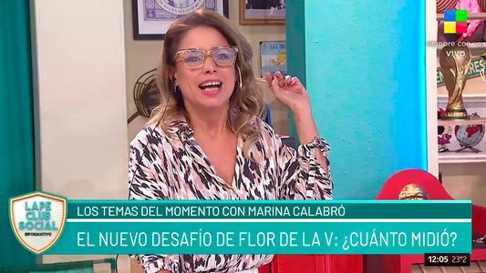 El contundente análisis de Marina Calabró sobre el rating de Flor de la V en su debut