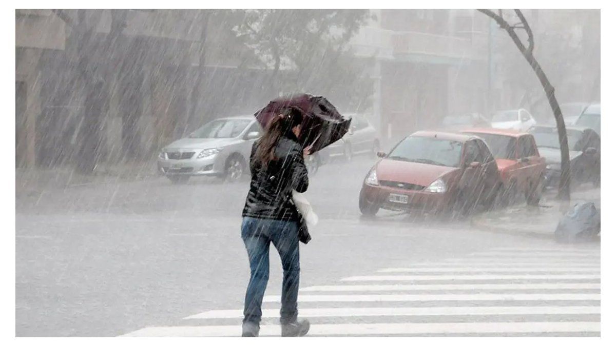 El Servicio Meteorológico Nacional (SMN) emitió este miércoles una alerta naranja por fuertes tormentas (Foto: archivo).