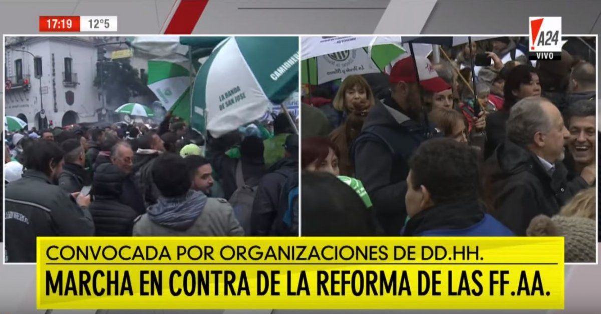 Recostados en Camioneros, el kirchnerismo y los organismos de Derechos Humanos coparon el Ministerio de Defensa