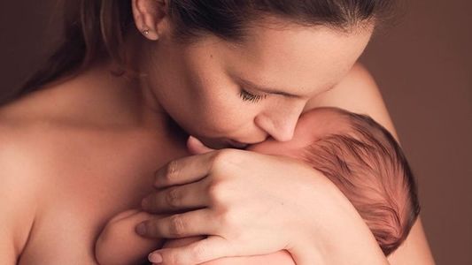 El tierno álbum familiar de Germán Paoloski y Sabrina Garciarena con sus hijos