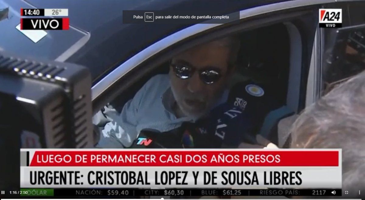 Aníbal Fernández: Estas detenciones no tendrían que haber sucedido