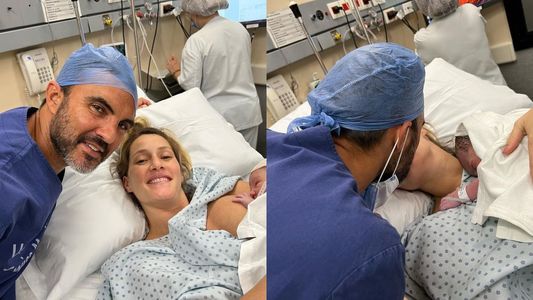 Los cariñosos saludos de los famosos a Mica Viciconte y Fabián Cubero tras el nacimiento de Luca