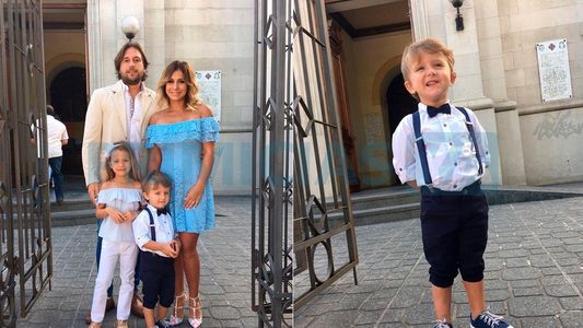 La intimidad del bautismo de Rocco, el hijo de Fernanda Vives y Sebastián Cobelli