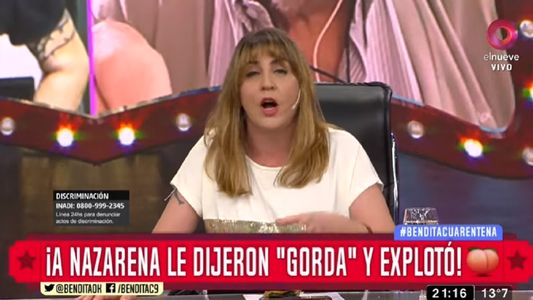 Lola Cordero explotó al aire por las críticas que recibió Nazarena Vélez por el físico