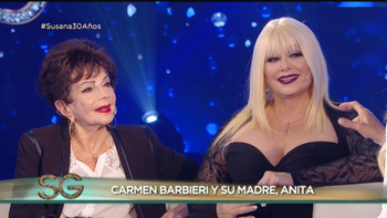 La mamá de Carmen Barbieri sufrió un accidente doméstico y debió ser internada