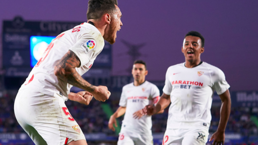 Liga de España: Ocampos marcó el camino en la victoria 3-0 de Sevilla ante Getafe