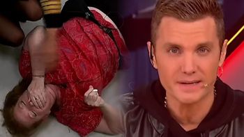 Santiago del Moro mostró el impactante video de la caída de Andrea del Boca en Gran Hermano: Tenía sangre