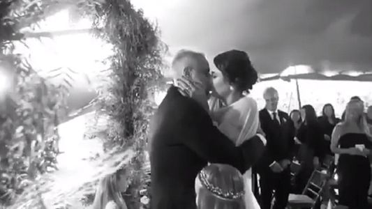 Emotivo video de Romina Pereiro y Jorge Rial a dos años de casarse