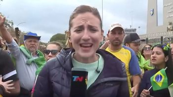 La violencia que vivió Carolina Amoroso al aire durante la cobertura en Brasil