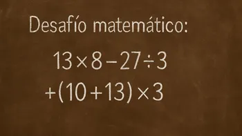 Desafío matemático: casi nadie lo resuelve antes de los 10 segundos