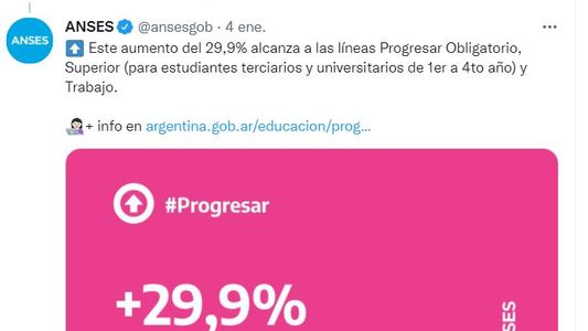 Becas Progresar Anses Con Aumento Y Bono En Enero Como Inscribirse