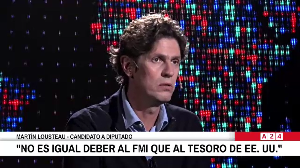Martín Lousteau participó del programa Entrevista de Luis Novaresio. (Foto: A24).
