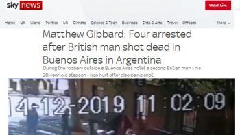 En Gran Bretaña siguen de cerca el caso del turista asesinado en Buenos Aires