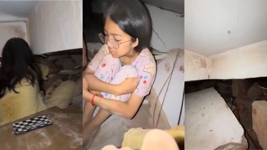 Desgarrador: atrapadas, una abuela y sus nietas grabaron su agonía tras el terremoto en Myanmar