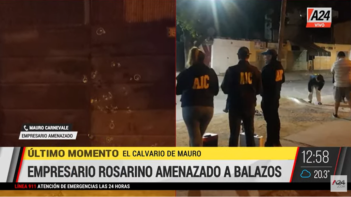 Rosario| El drama de un empresario amenazado: Si quiero vivir