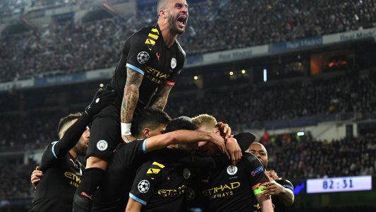 Manchester City, con Otamendi y sin Agüero, dio el golpe ante Real Madrid en el Bernabéu