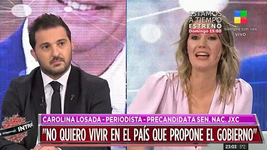 Carolina Losada deja el periodismo para hacer política y Brancatelli la cuestionó: Me mentiste