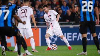 Messi debutó con el PSG en Champions League: discreto 1-1 contra Brujas en Bélgica