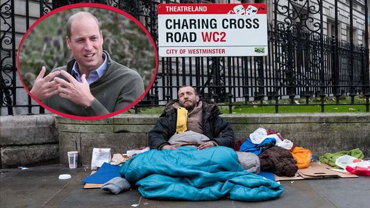 La estrategia del Príncipe William para terminar con la gente sin hogar en el Reino Unido