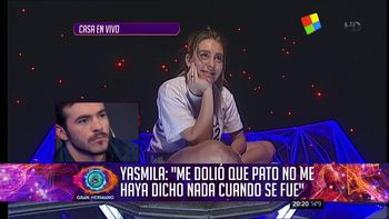 Yasmila sorprendió a todos y dijo que imagina un futuro junto a Patricio