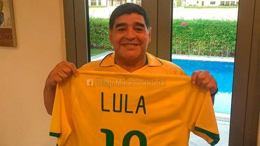 El mensaje de Maradona tras la liberación de Lula da Silva: Hoy se hizo justicia