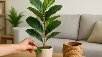 Cómo hacer que las plantas artificiales se vean más naturales en casa