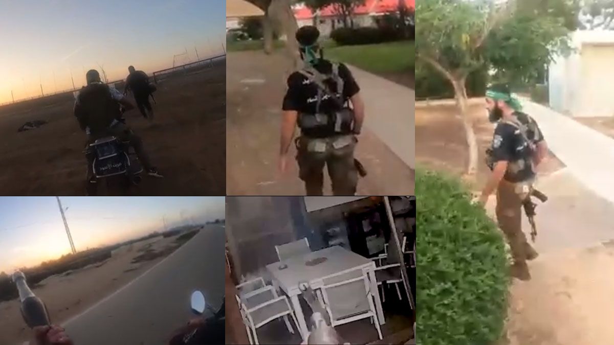 Israel difundió un video de 45 minutos con las atrocidades de los terroristas de Hamas sobre los civiles en Israel (Foto: captura de TV).