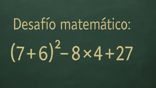 Desafío Matemático: este cálculo puede sorprenderte al resolver