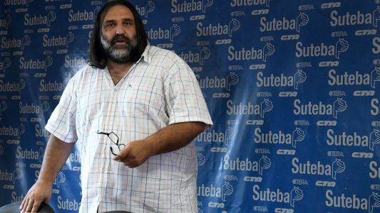 Baradel: Si hay bajas temperaturas no se tendría que haber vuelto a la presencialidad