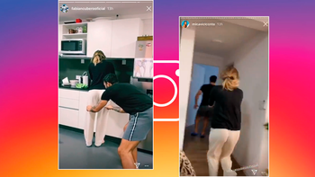 El video en el que Fabián Cubero le baja los pantalones a Mica Viciconte habría sido grabado por una de sus hijas