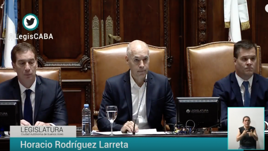 Larreta inauguró las sesiones ordinarias de la Legislatura: Siempre voy a estar dispuesto a dialogar con el gobierno nacional