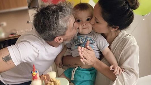 El increíble mensaje de Lourdes Sánchez por el primer cumple de Valentín