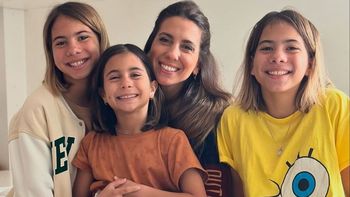 Cinthia Fernández mostró el cambio de look de sus hijas y recibió una ola de críticas