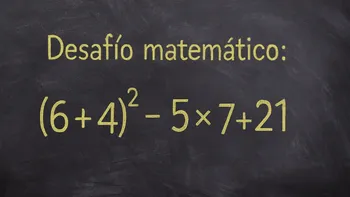 Desafío matemático: ¿en cuánto tiempo podés llegar al resultado correcto?