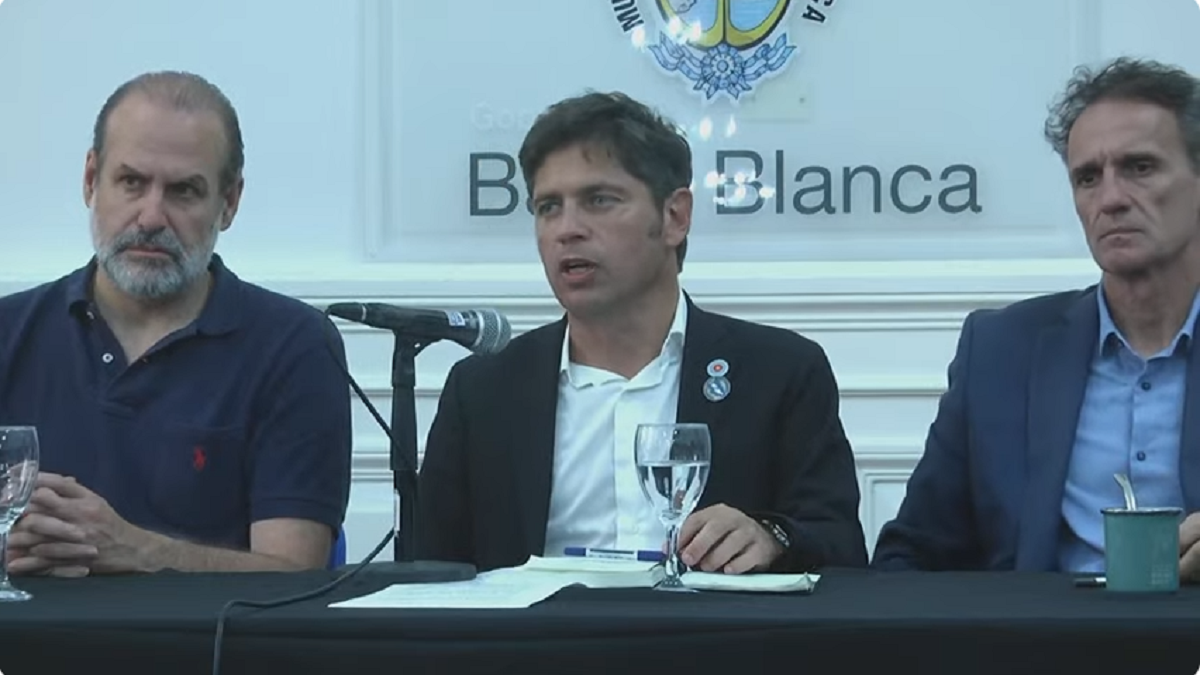 Kicillof en Bahía Blanca: Estas ideas del sálvese quién pueda vienen perdiendo 100 a 0