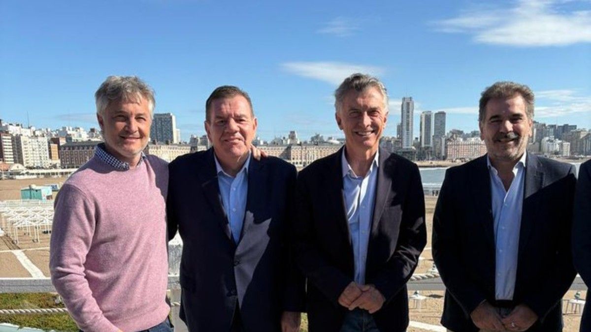 Mauricio Macrireapareció con fuerza en Mar del Plata.