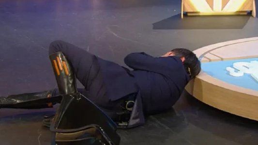 La tremenda caída en vivo de Robertito Funes Ugarte