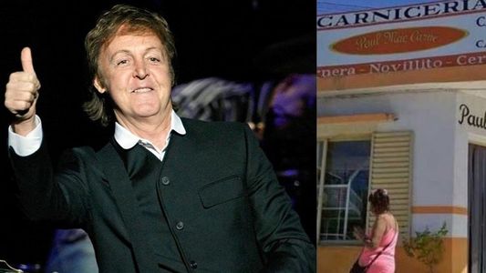 Paul McCartney, encantado con el homenaje de un carnicero argentino