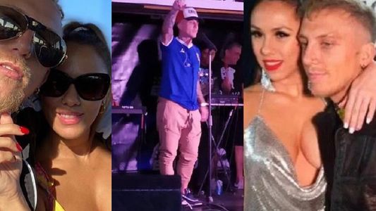 ¡A un paso de blanquear la reconciliación! Barby Silenzi y el Polaco, a los besos en un show del cantante